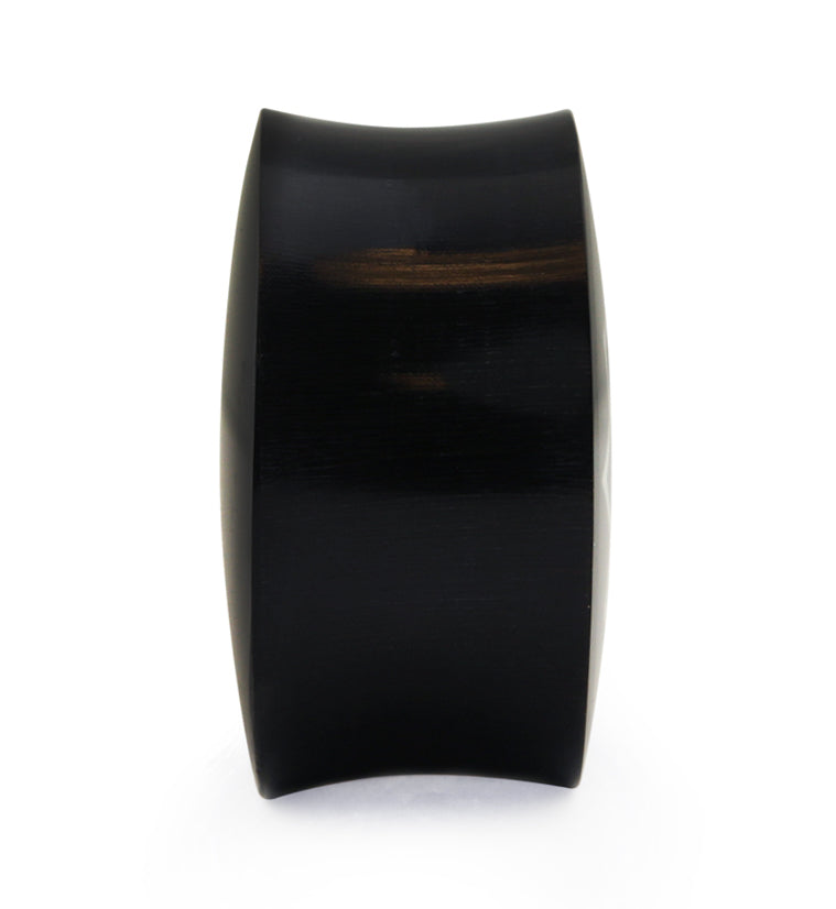 Horn Plugs With Tribal Swirl Inlay