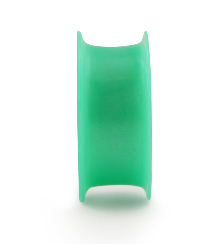 Teal Green Silicone Ear Skins Tunnels