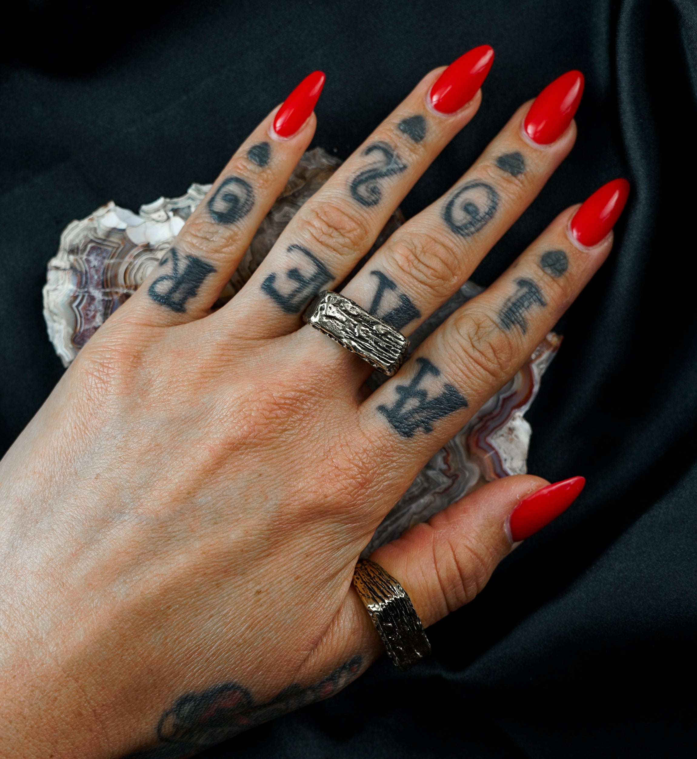 Thick Block Brass Ring