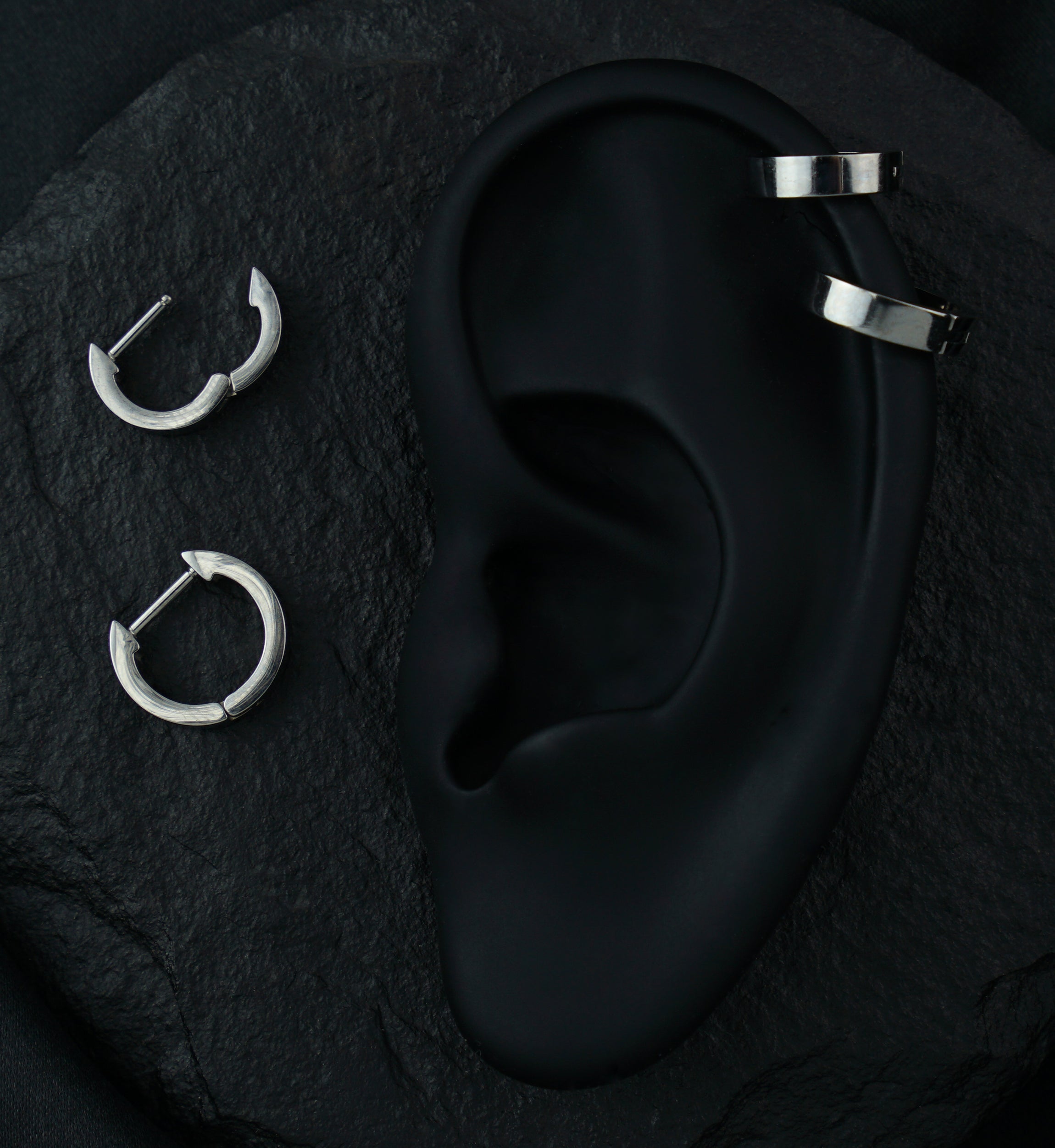 Thick Titanium Hinged Segment Ring