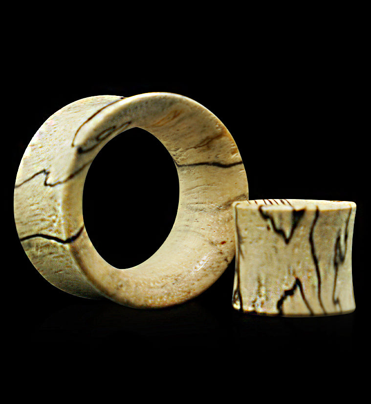 Coppia Di Tappi Per Le Orecchie In Legno Di Mogano Rosso - Italia - Foto 7