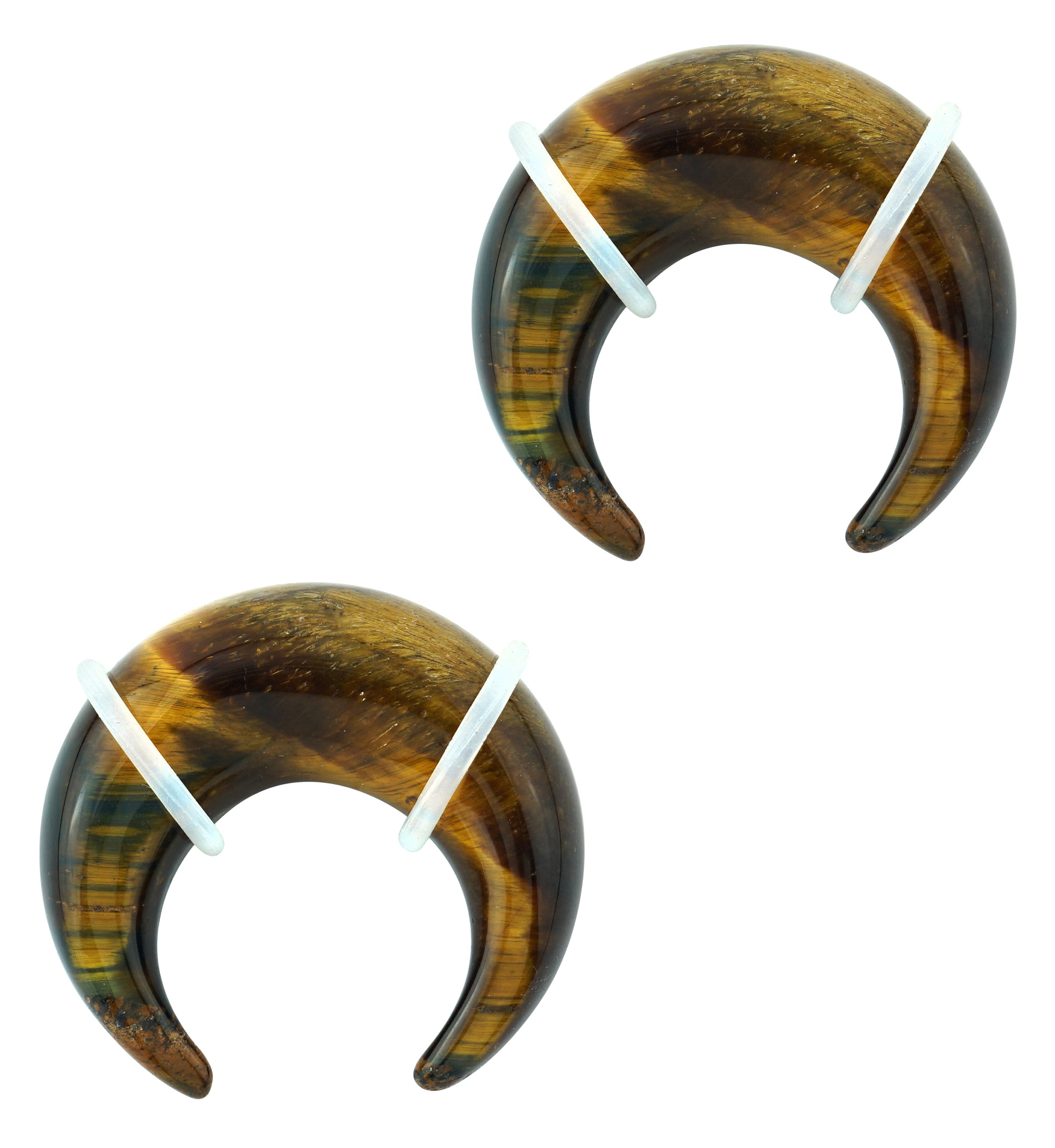 Tiger Eye Stone Pinchers