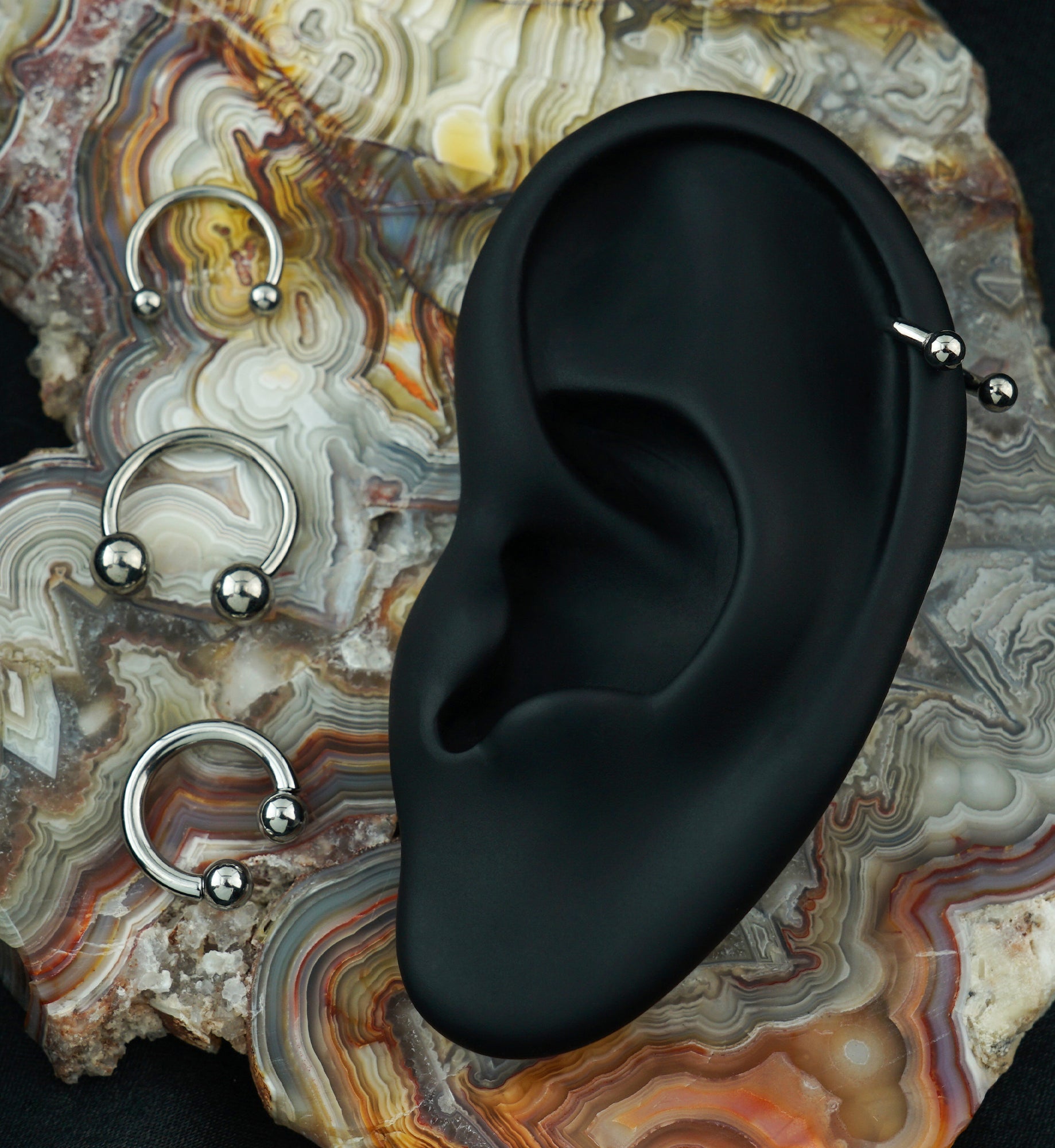 Titanium Circular Barbell