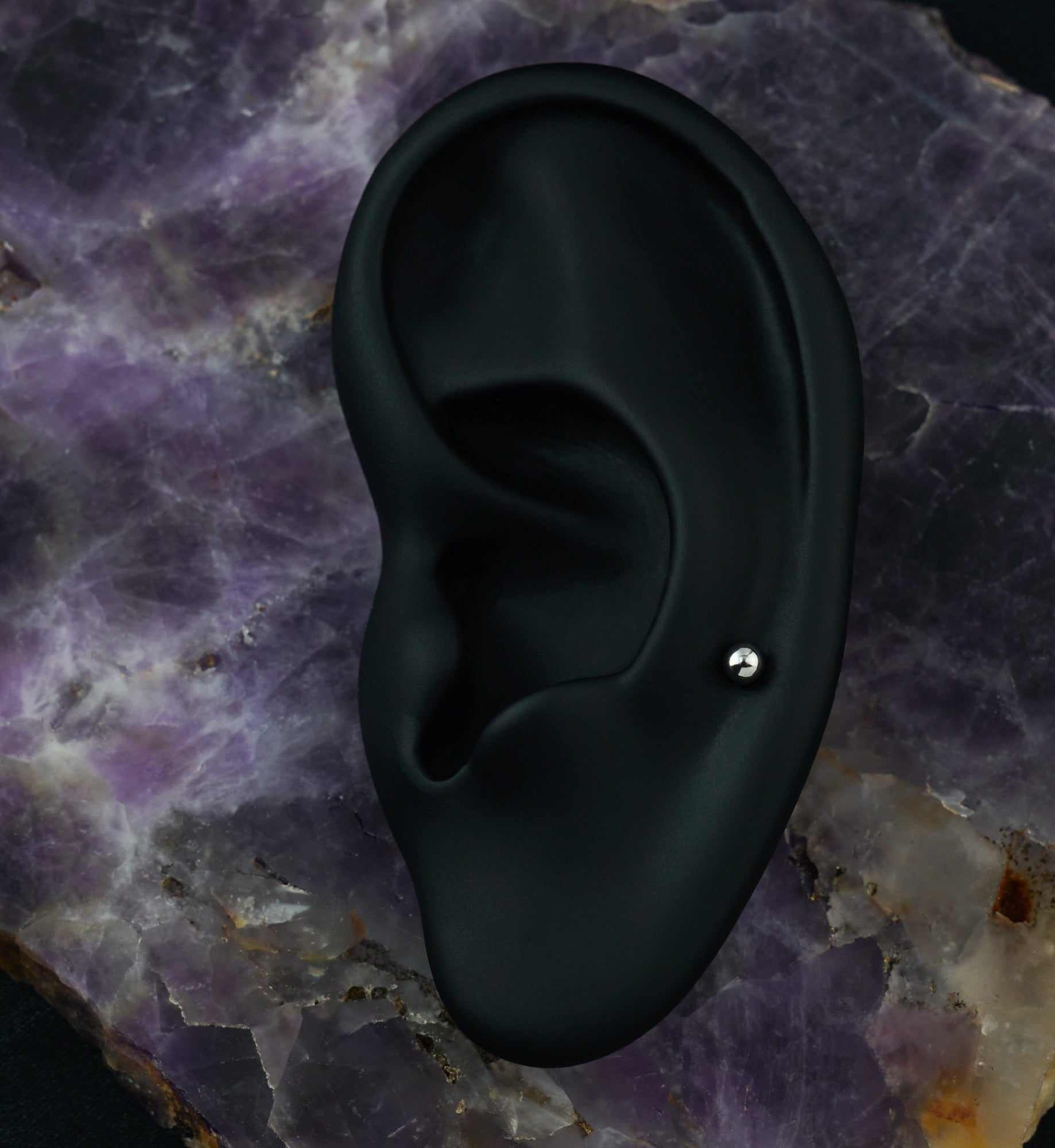 Titanium Flatback Labret Stud