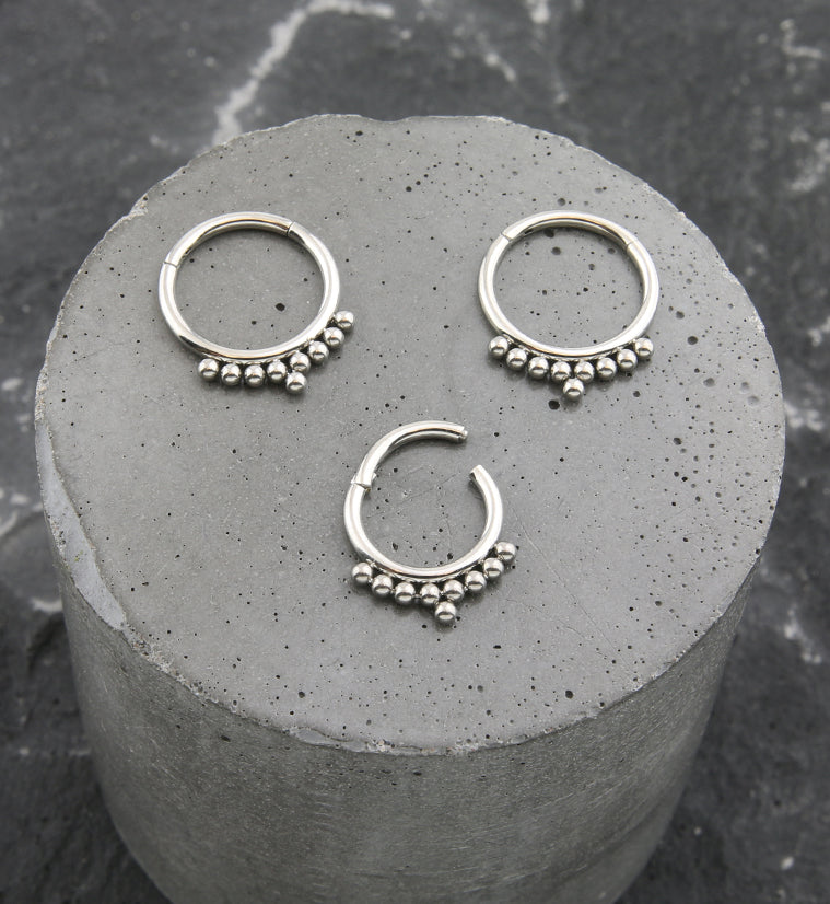 Titanium Fuse Hinged Segment Ring