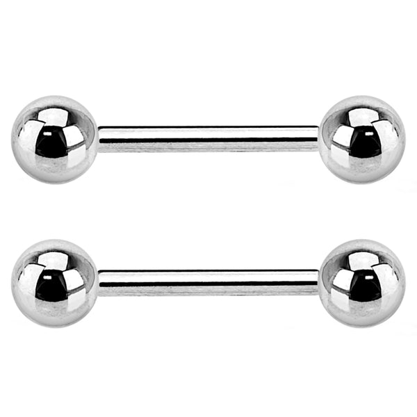 Titanium Nipple Long Bar Nipple Rings 14 Gauge Titanium Nipple