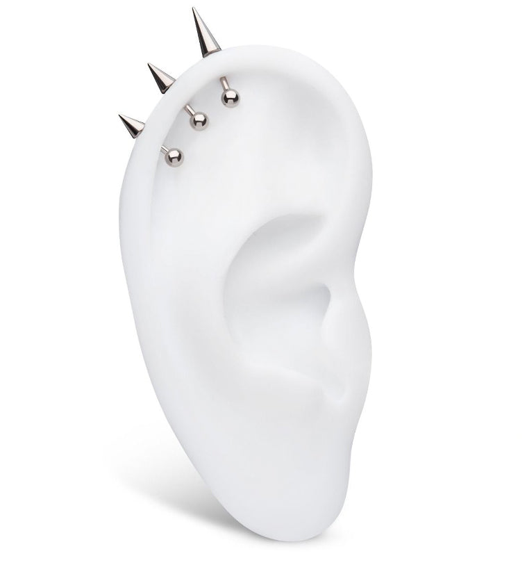 Spike Threadless Titanium Top