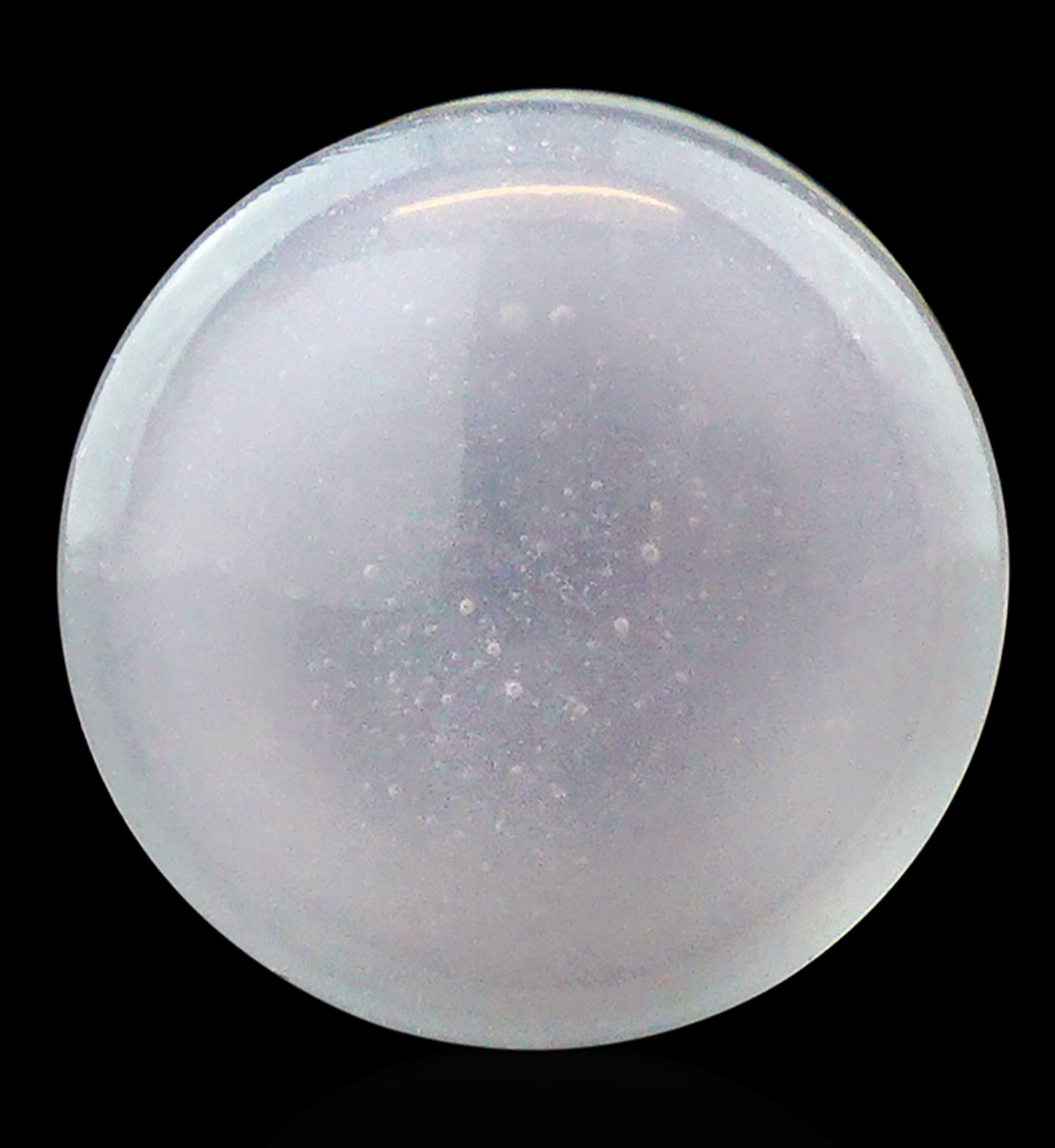 Translucent Pink Color Front Single Flare Glass Plugs