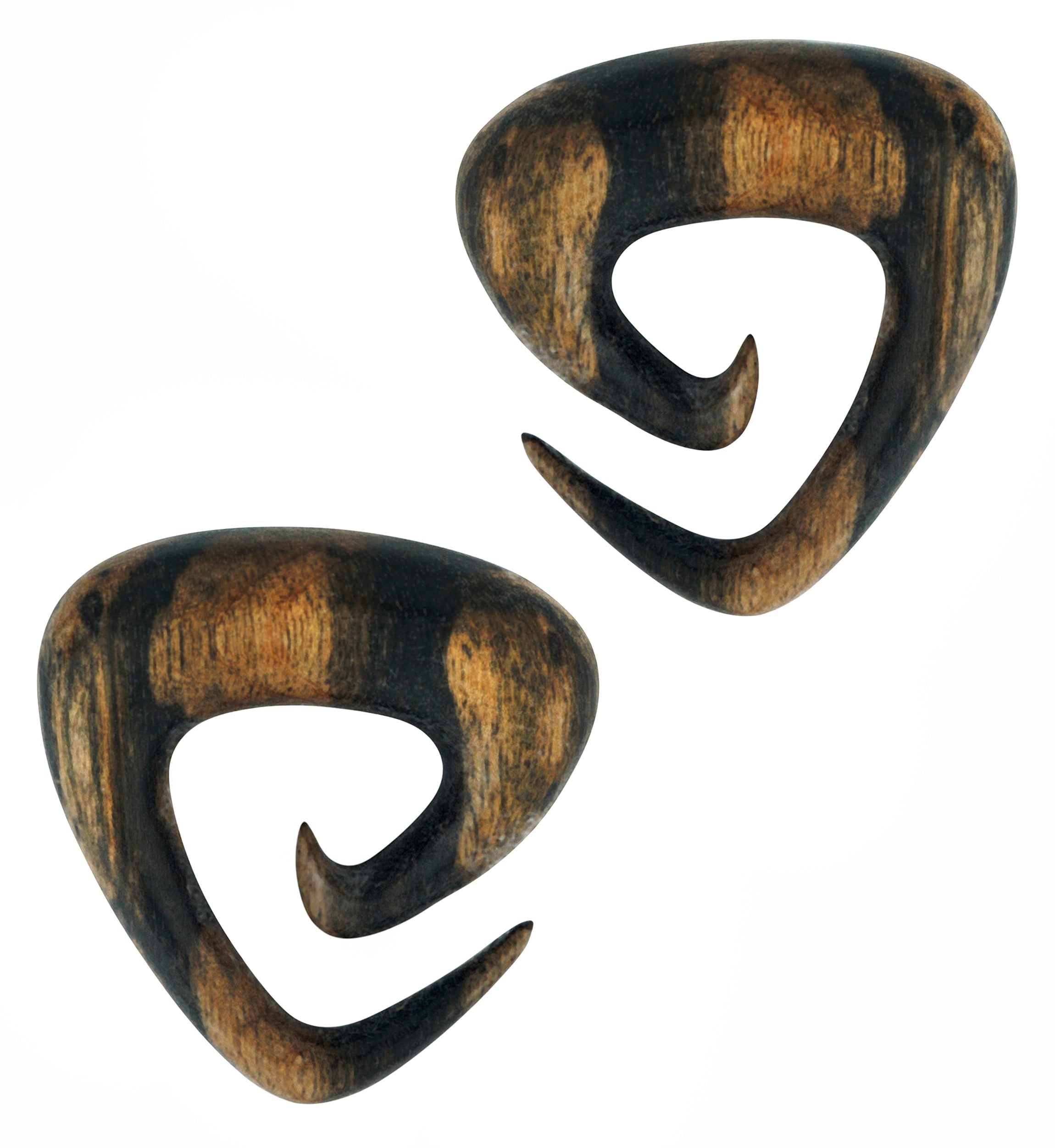 Tri Point Areng Wooden Spiral Hangers
