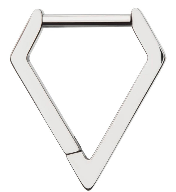 Pentagon Frame Titanium Hinged Segment Ring