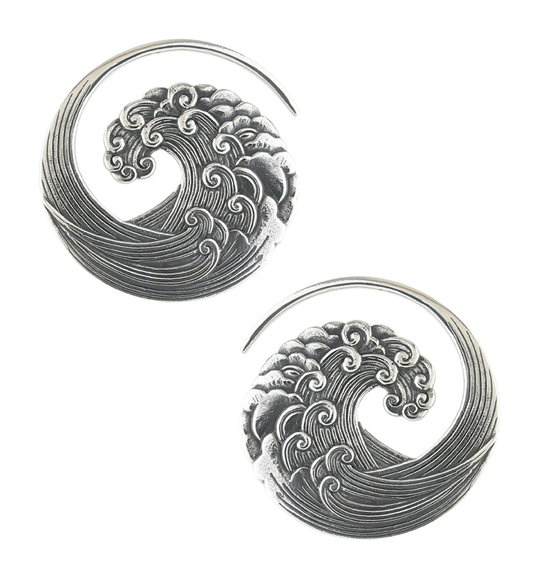 Tsunami White Brass Ear Weights