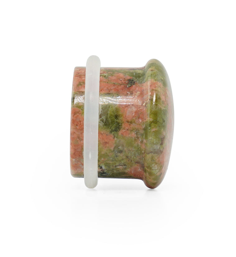 Unakite Stone Plugs - Single Flare