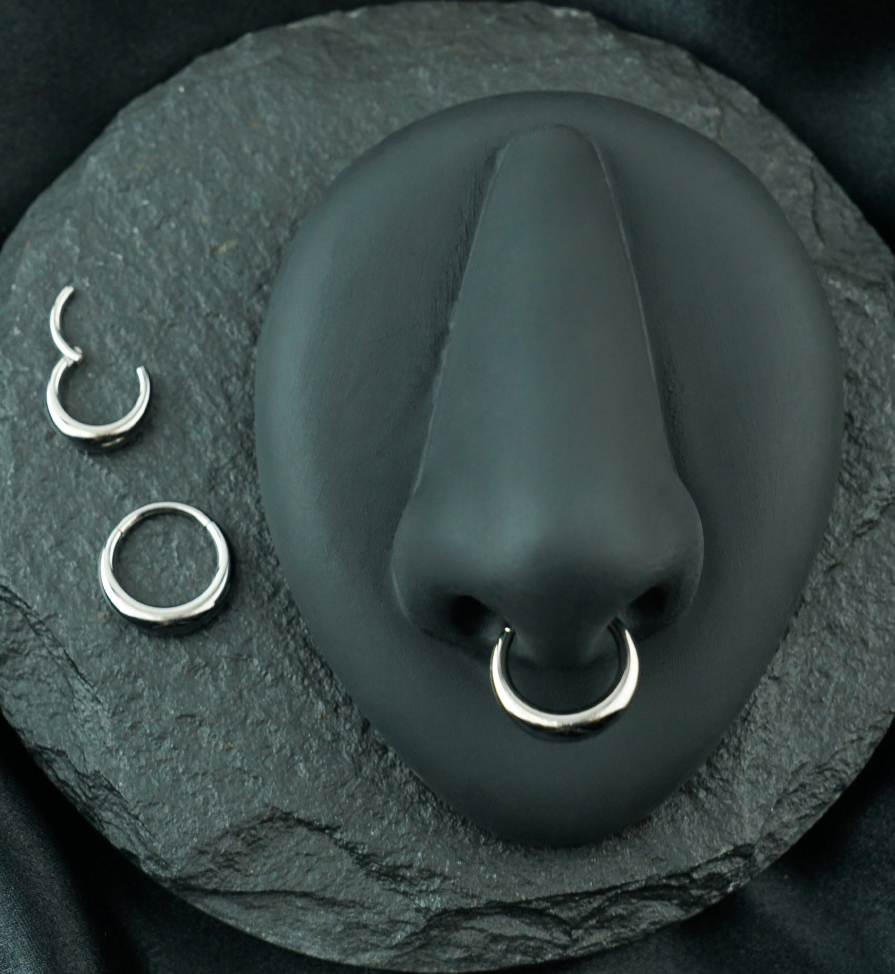 Vast Titanium Hinged Segment Ring