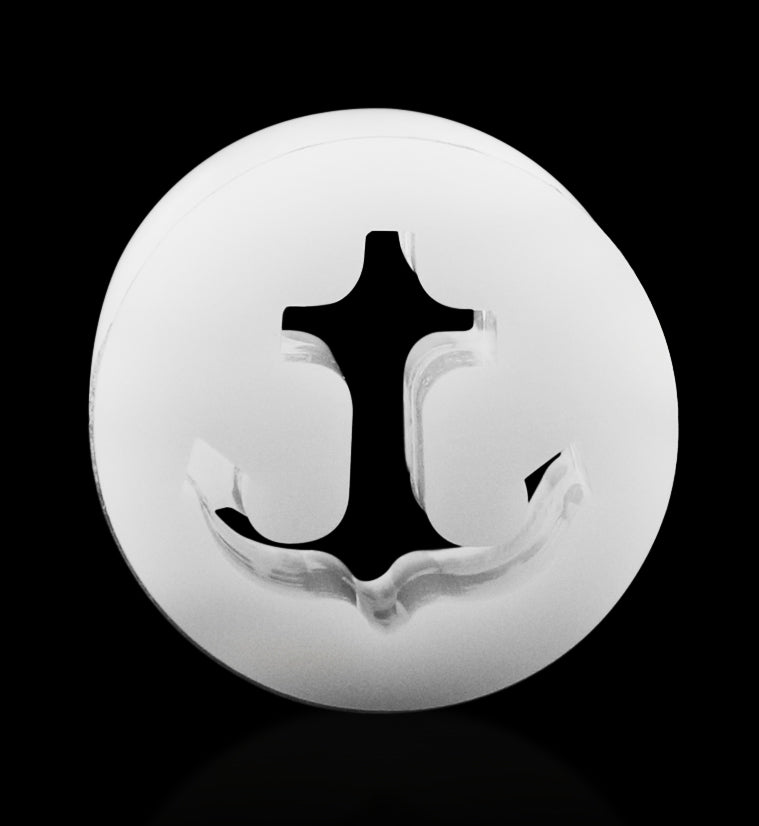 White Silicone Anchor Tunnel Plugs