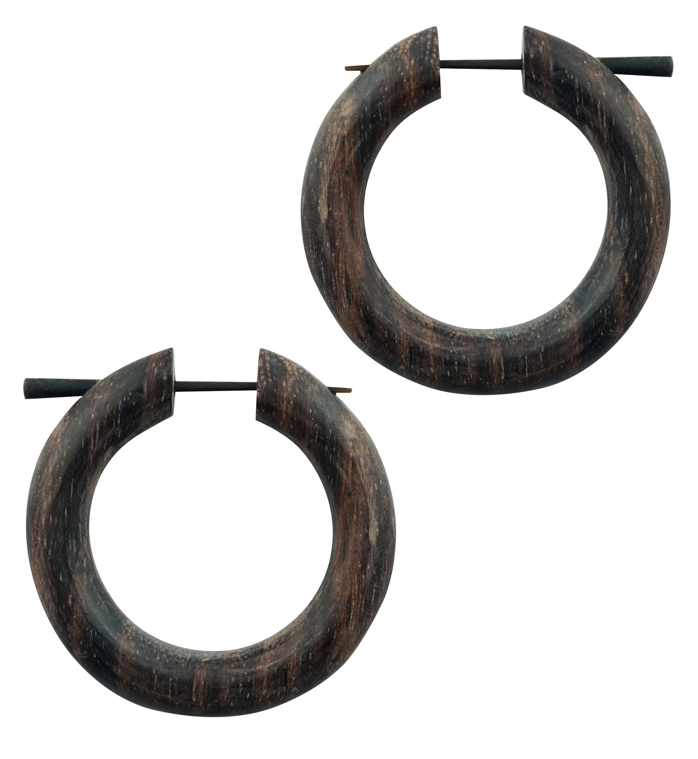 Wooden Hoop Fake Gauges Plugs