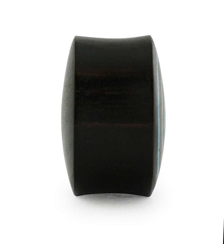 Target Turquoise Howlite Stone Inlay Areng Wooden Plugs