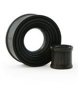 Concave Wooden Rings Tunnel Plugs
