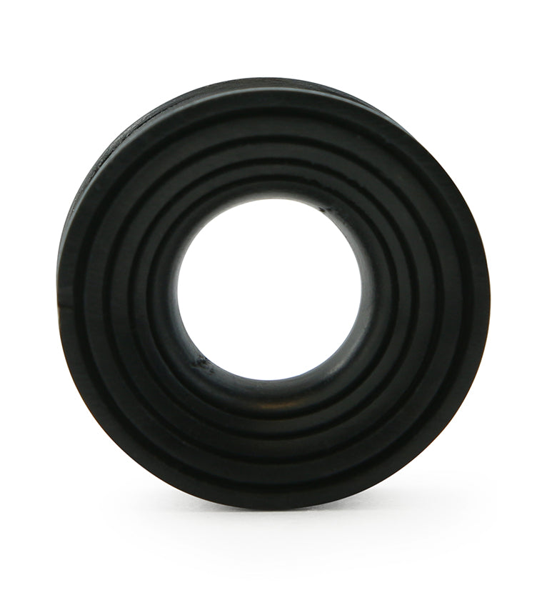 Concave Wooden Rings Tunnel Plugs