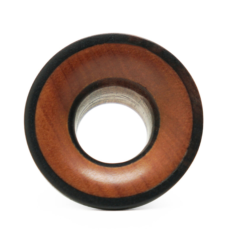 Single Flare Sono Wood Tunnels with Saba Inlay
