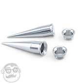 Stainless Steel Taper & Tunnel Ear Stretching Kit
