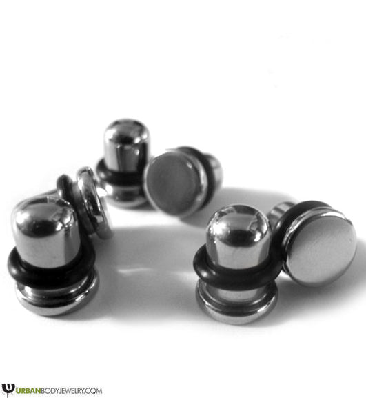 1 Gauge Stainless Steel Plugs
