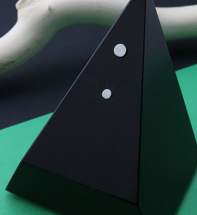 14kt All White Gold Disk Threadless Top