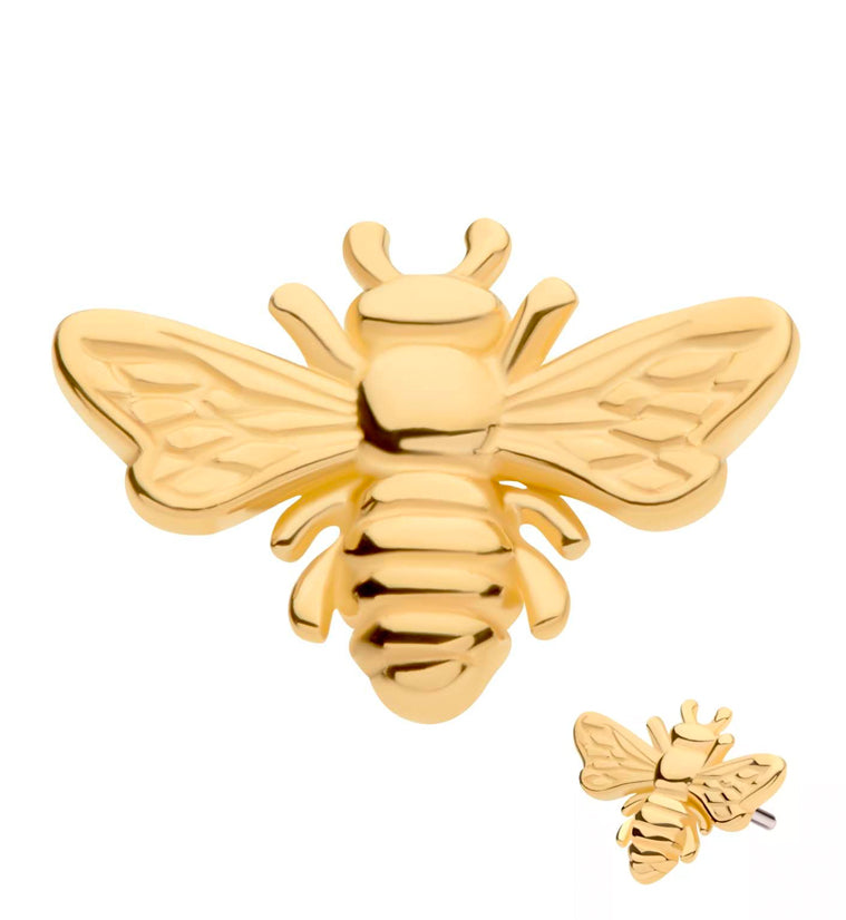 14kt Gold Honeybee Threadless Top