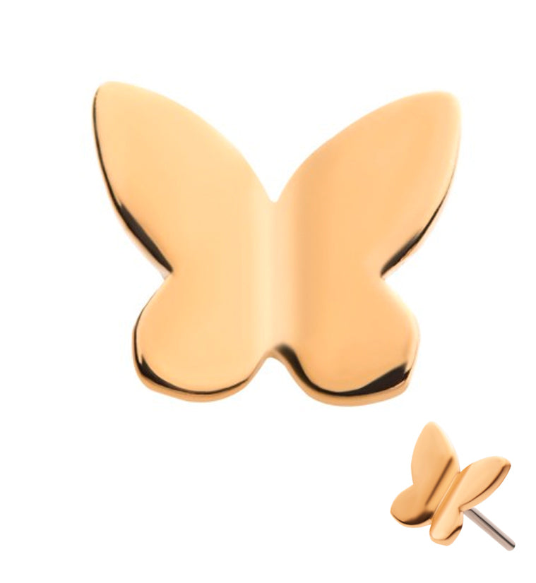 14kt Gold Butterfly Threadless Top
