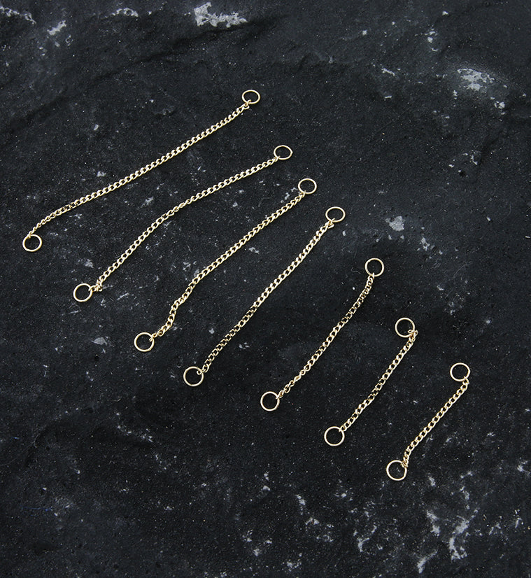 14kt Gold Connector Chain