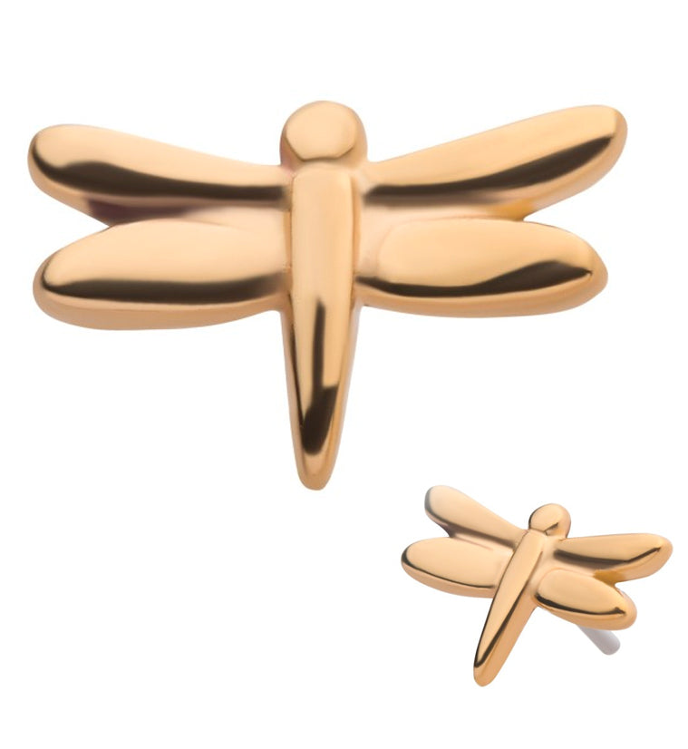 14kt Gold Dragonfly Threadless Top
