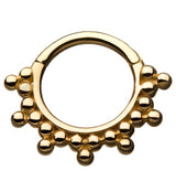 14kt Gold Fuse Hinged Segment Ring