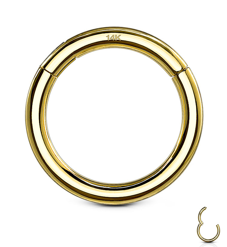 14kt Gold Hinged Segment Ring