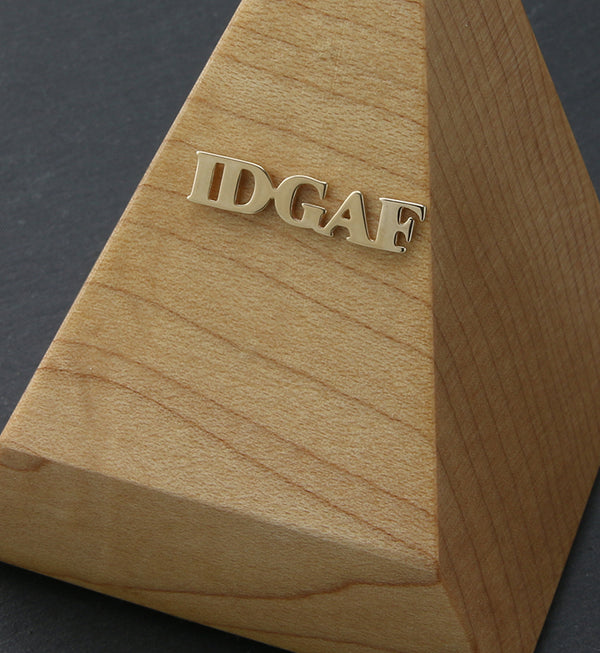 14kt Gold IDGAF Threadless Top