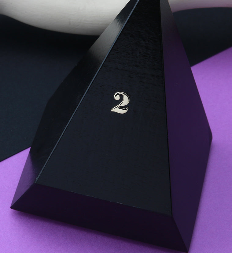 14kt Gold Number 2 Threadless Top