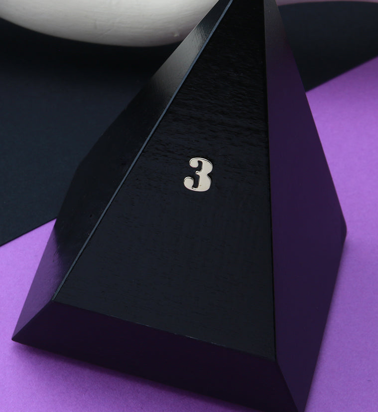 14kt Gold Number 3 Threadless Top