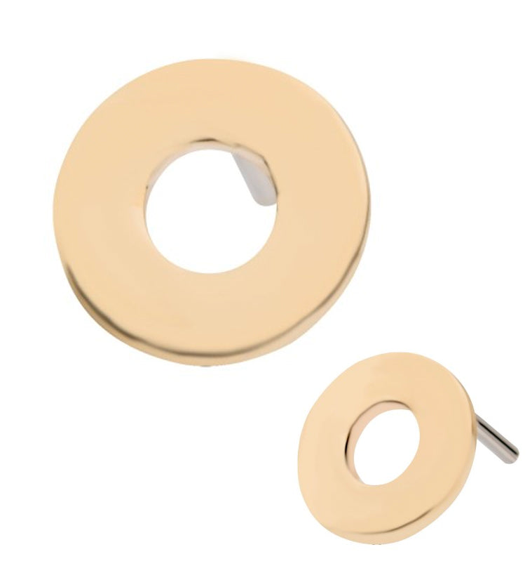 14kt Gold "O" Threadless Top