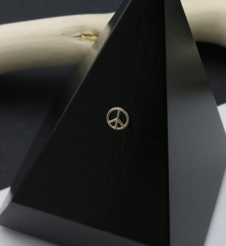 14kt Gold Peace Threadless Top