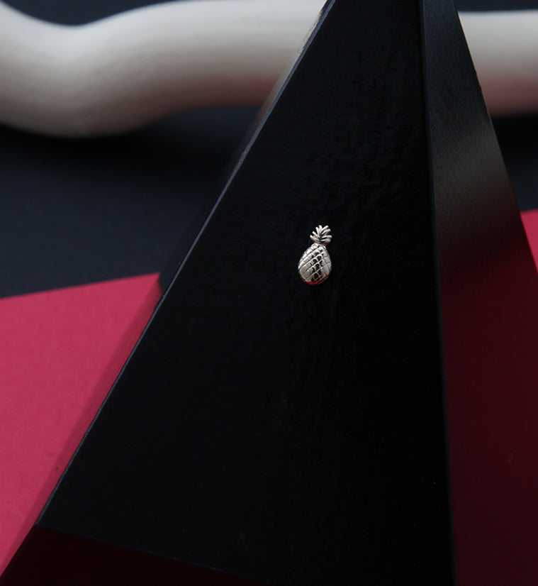 14kt Gold Pineapple Threadless Top