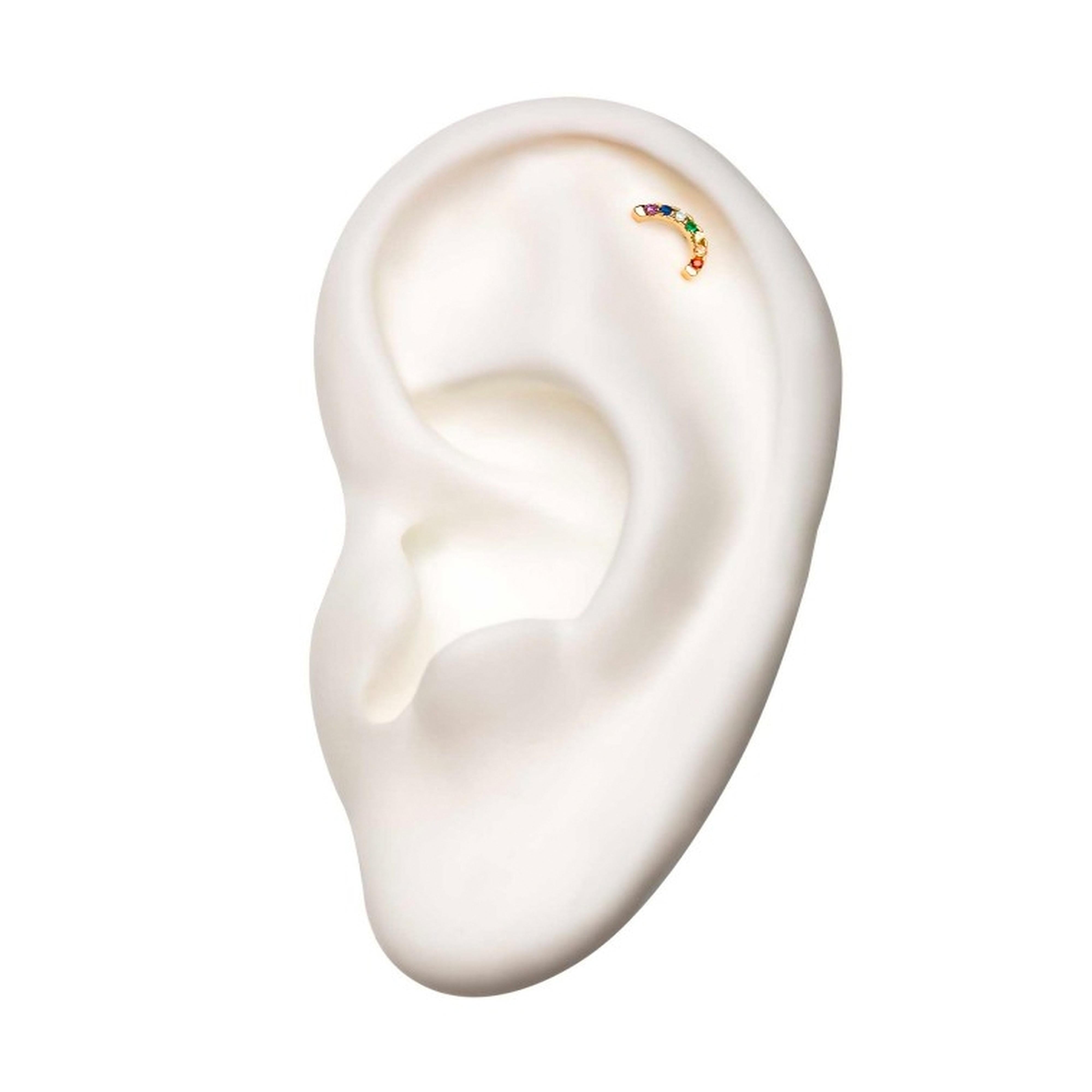 14kt Gold Rainbow Threadless Top