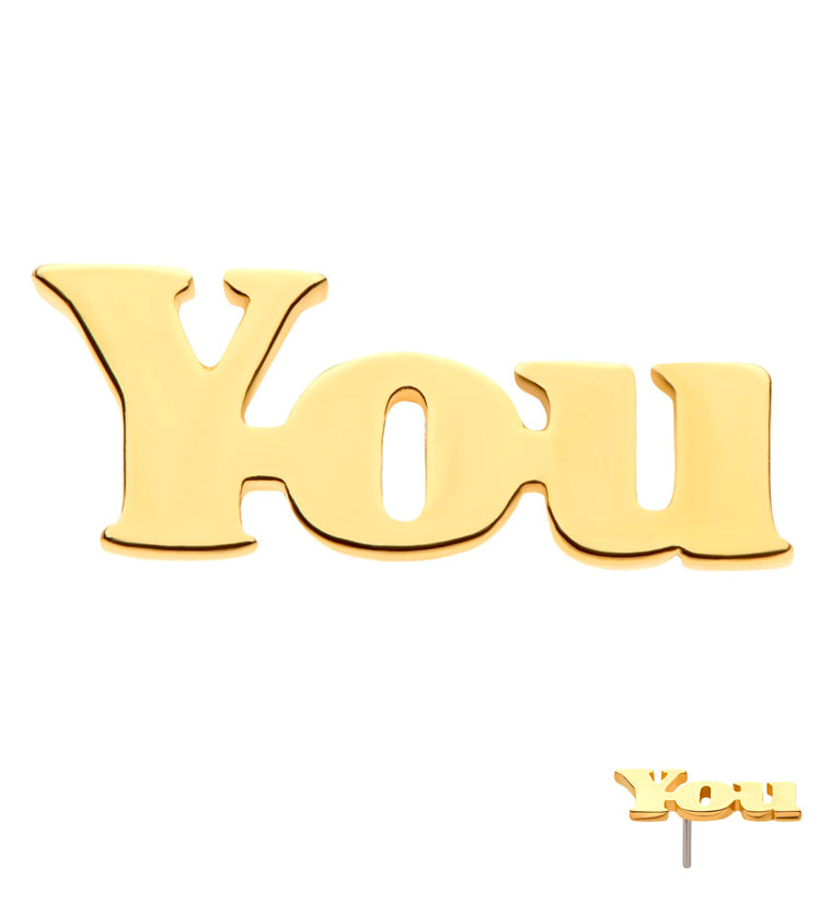 14kt Gold You Threadless Top