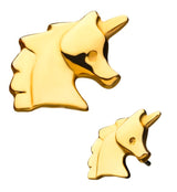 14kt Gold Unicorn Threadless Top
