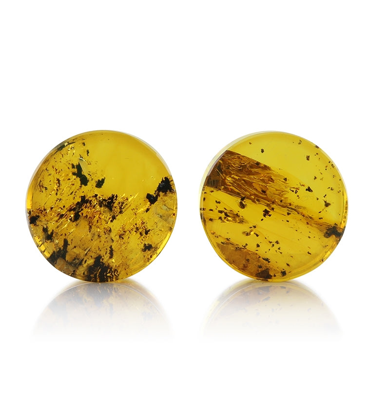 Chiapas Amber Plugs 5/8" (16mm)