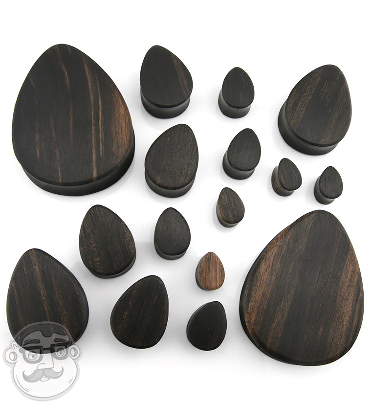 Areng Wood Teardrop Plugs
