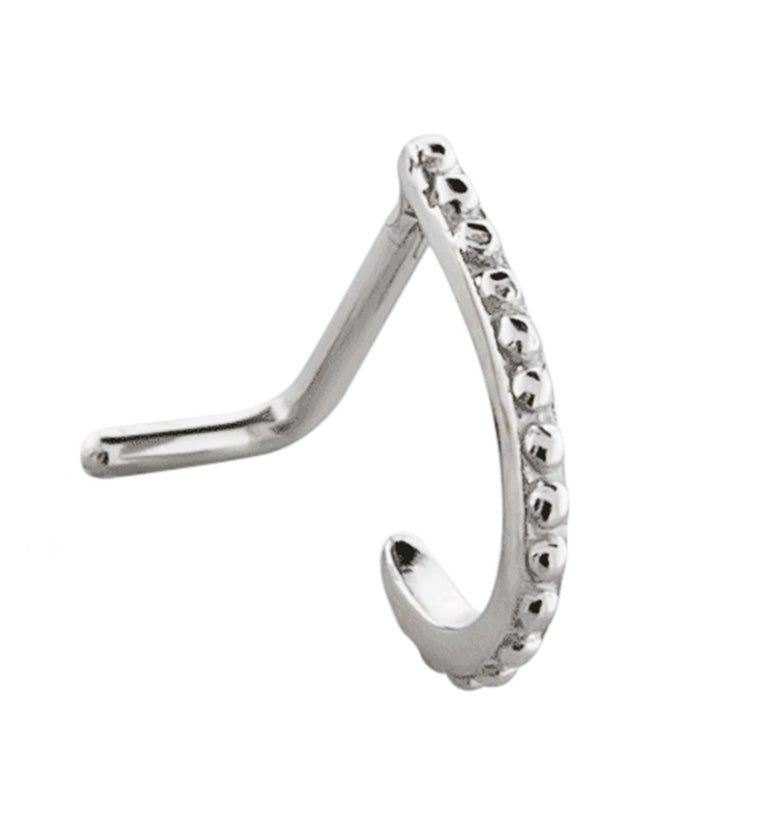 18G Beaded Line Nose Curve