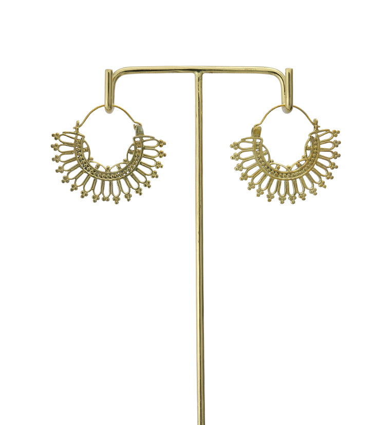 18G Crown Brass Hangers / Earrings