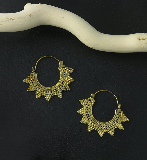 18G Sunrise Brass Hangers / Earrings