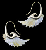 18G Aileron Brass MOP Hangers / Earrings