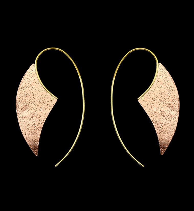 18G Awn Brass Hangers / Earrings