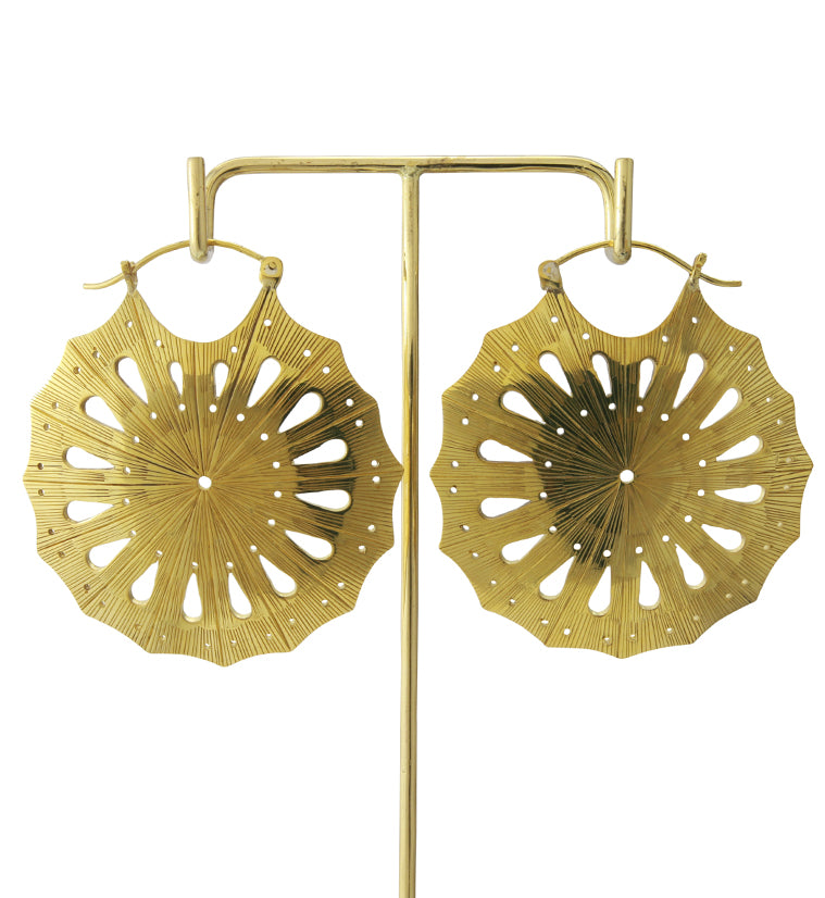 16G Canopy Brass Earrings