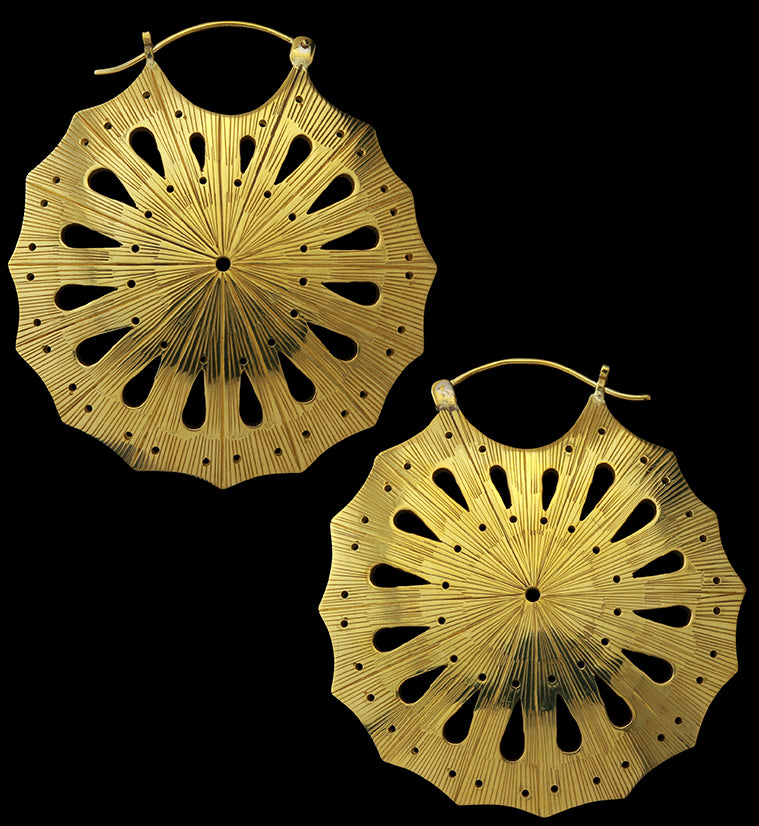 16G Canopy Brass Earrings